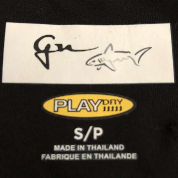 Greg Norman Collection Sleeveless Polka Dot Polo Dress w Pockets Black Wht Sz S - Picture 10 of 12